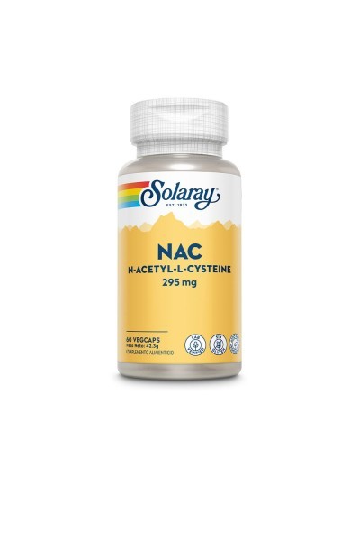 Solaray Nac 295 Mg 60 Vcaps