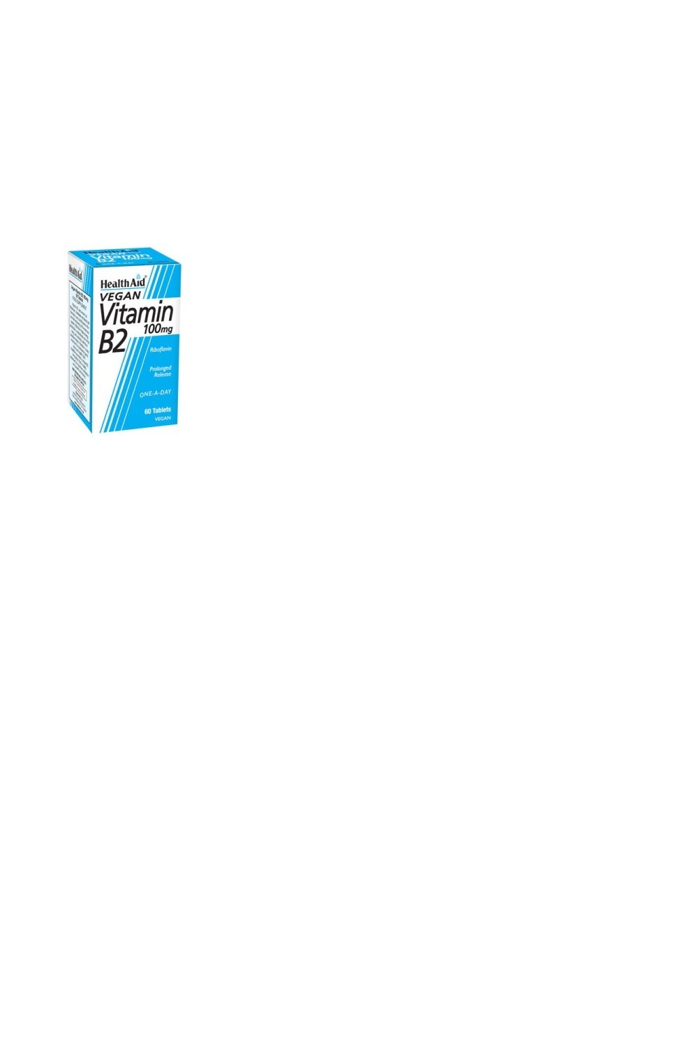 Health Aid Vitamina B2 Riboflavina 100 Mg 60 Comp
