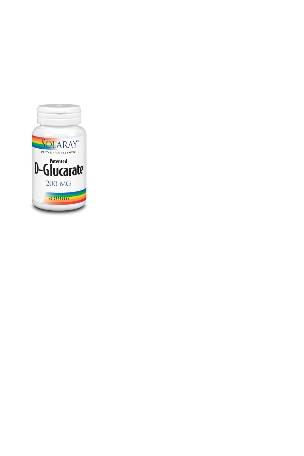 Solaray D-Glucarate Calcium 400 Mg 60 Caps