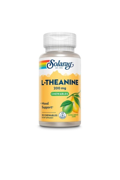 Solaray Theanine 200 Mg 30 Comp Sublinguales