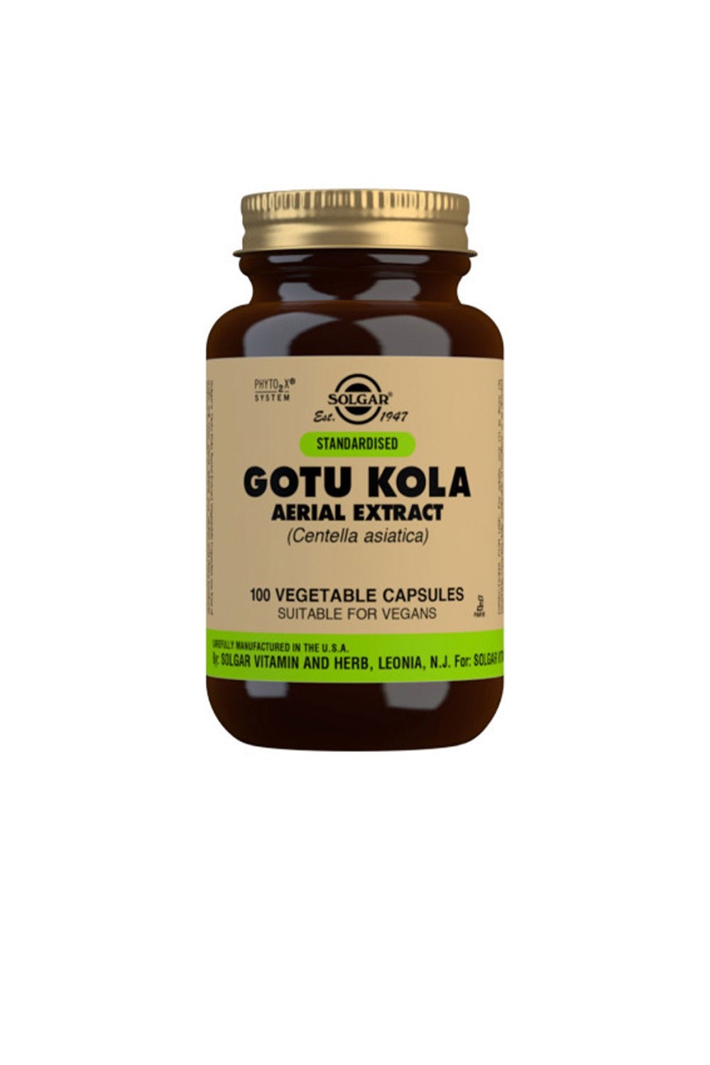 Solgar Spf Gotu Kola Air Extract 100 Capsules