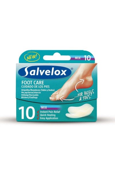 SALVELOX - Salvequick Foot Care Mix Blisters 10 Units