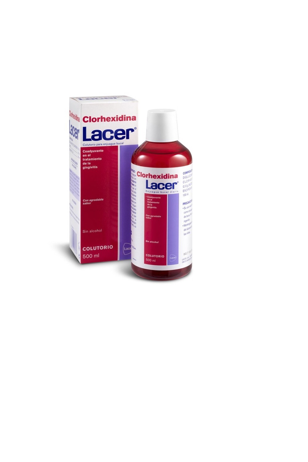 Lacer Chlorhexidine Mouthwash 500ml