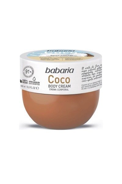 Babaria Coconut Body Cream 400ml