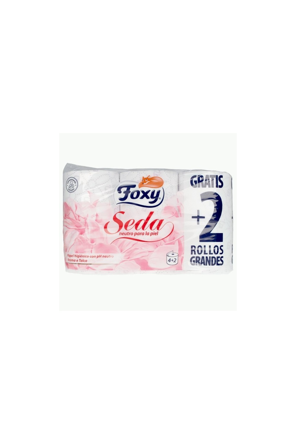 Foxy Silk Toilet Paper 3 Layers 4 + 2 Rolls