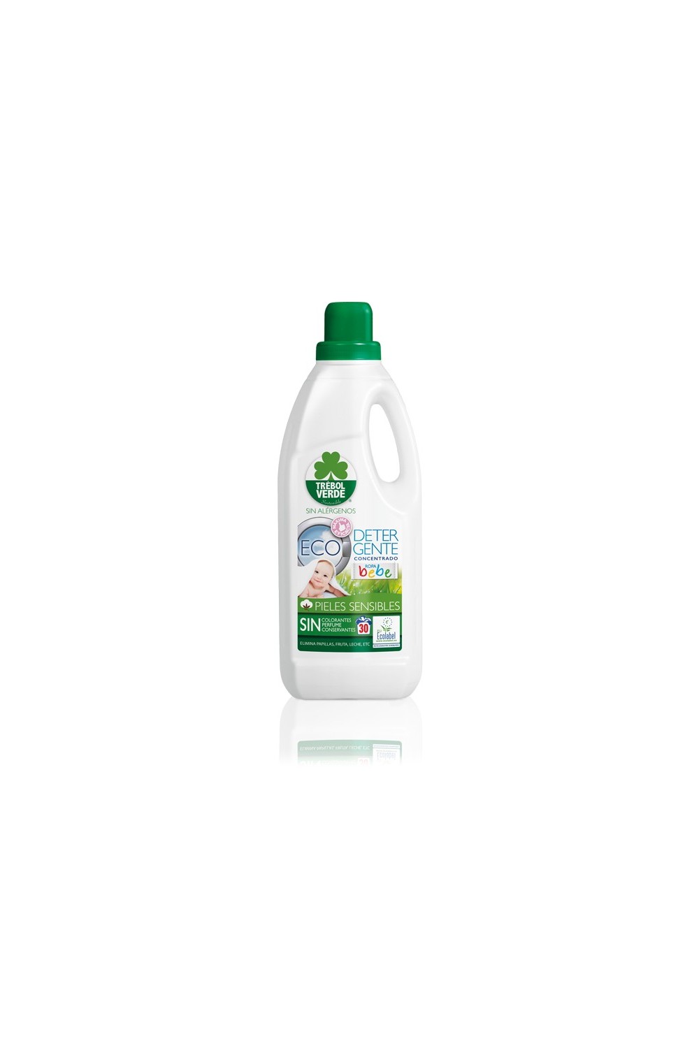 TRÉBOL VERDE - Trébol Verde Detergente Ropa Bebe Ecologico 1500ml