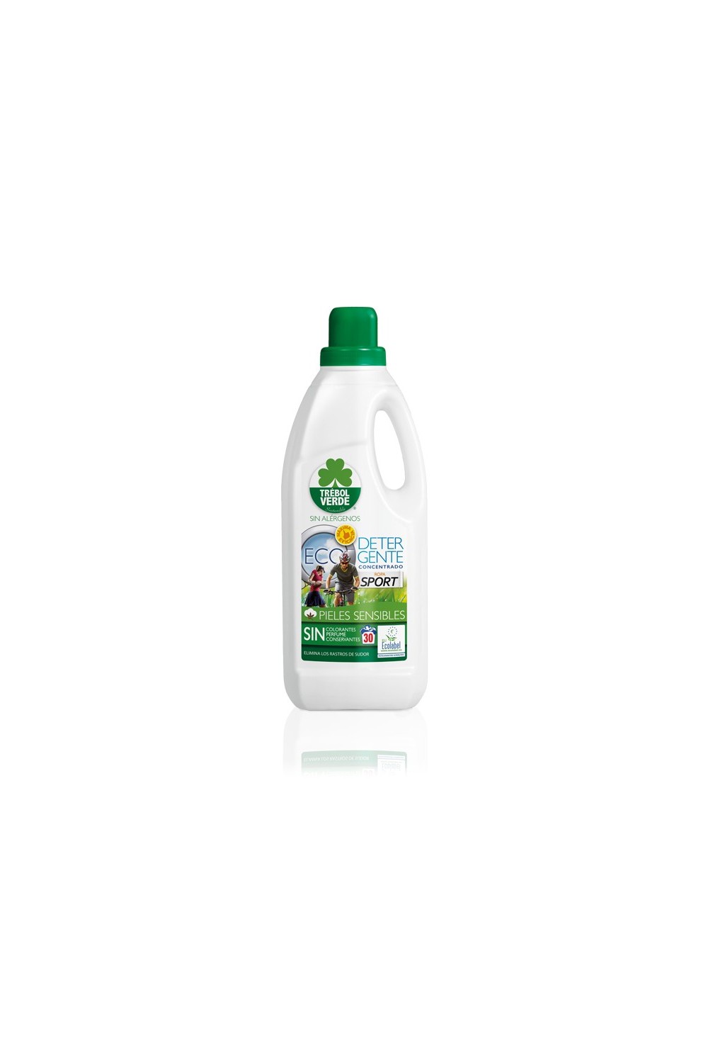 TRÉBOL VERDE - Trébol Verde Detergente Ropa Deporte Ecologico 1500ml