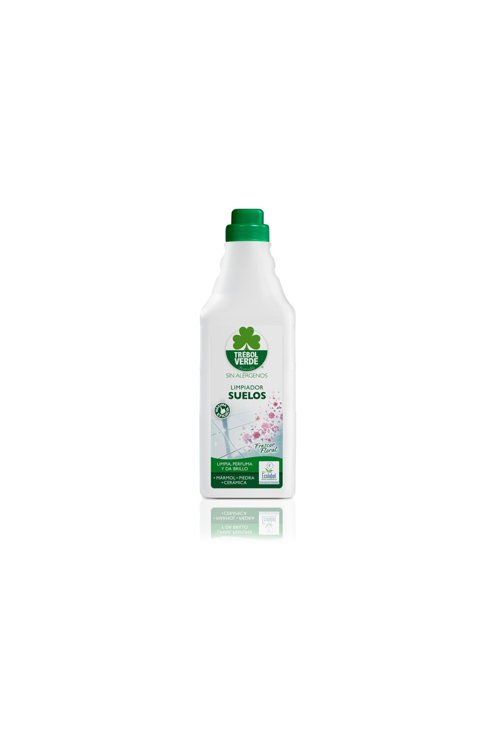 TRÉBOL VERDE - Trébol Verde Limpiador Suelo Madreselva Frescor Floral Ecologico 1 L