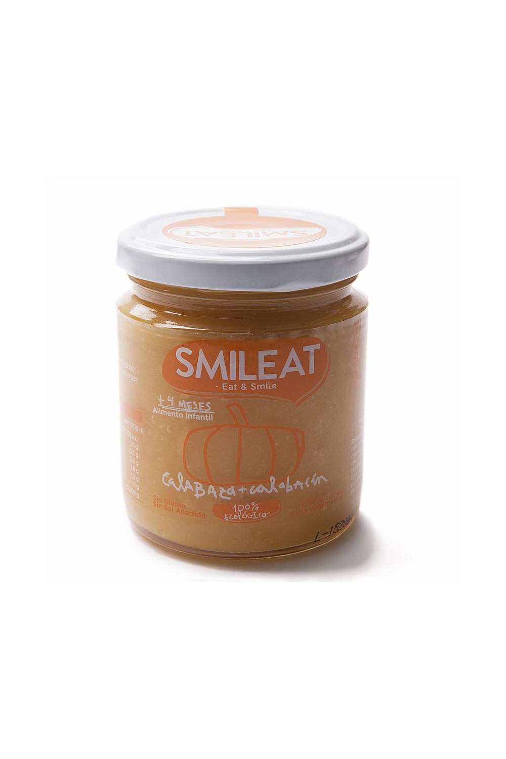 Smileat Potito Bio Calabaza Calabacin 230g