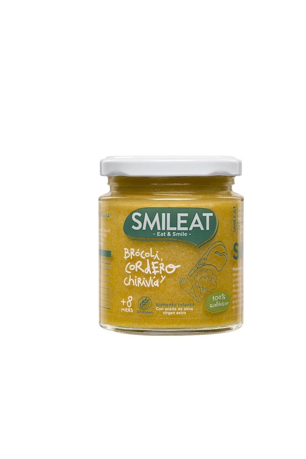 Smileat Potito Bio Brocoli Cordero y Chirivia 230g