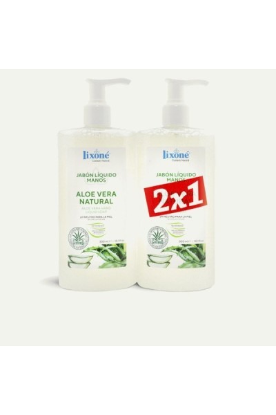 LIXONÉ - Lixoné Natural Aloe Vera Liquid Hand Soap 2x300ml