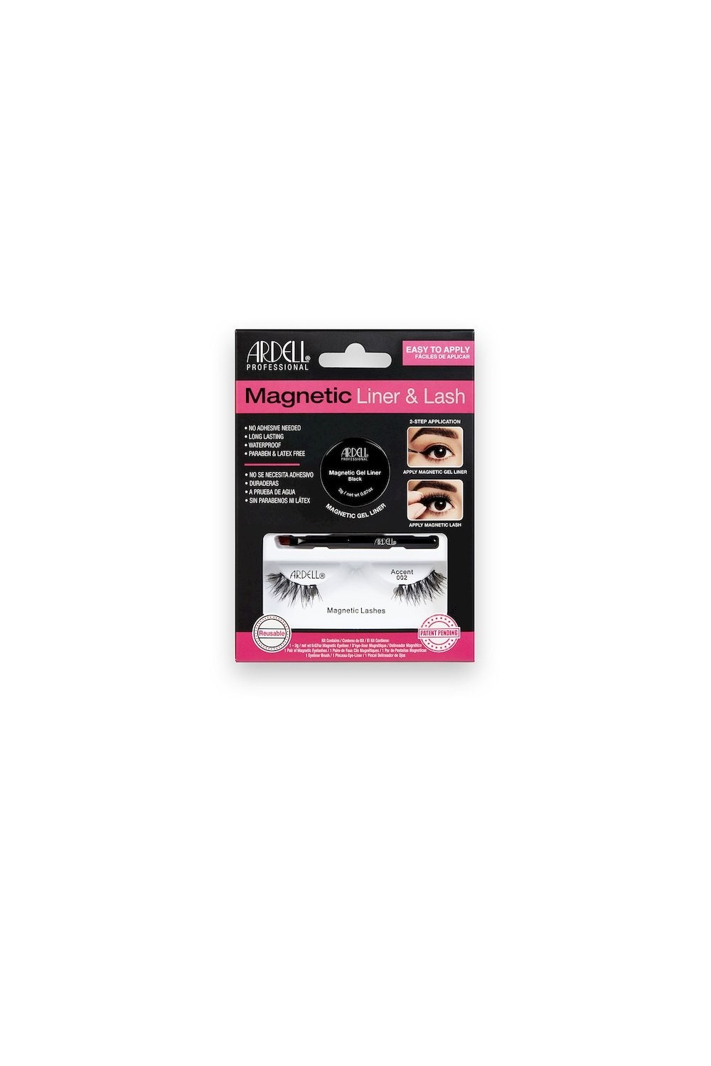 Ardell Magnetic Liner & Lash False Eyelashes Accent 002