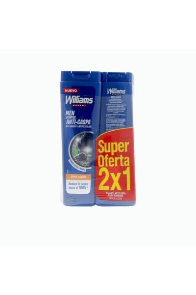 Williams Expert Anti-Dandruff Shampoo 2x250ml