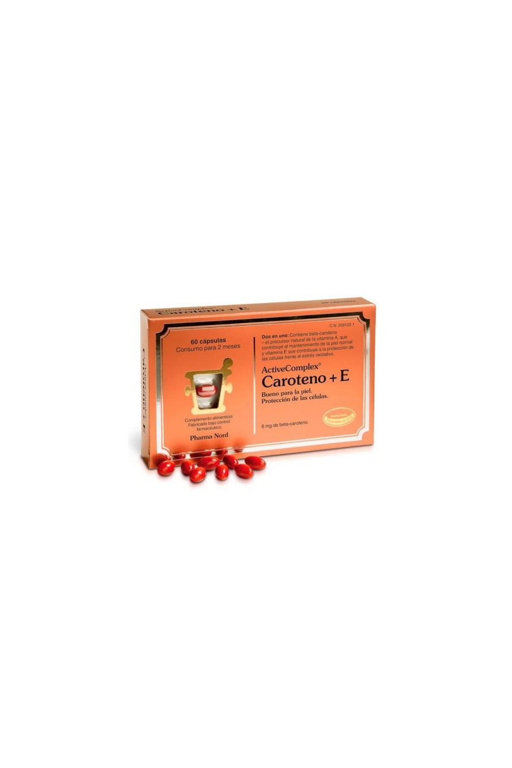 Pharma Nord Activecomplex Carotene e 60comp