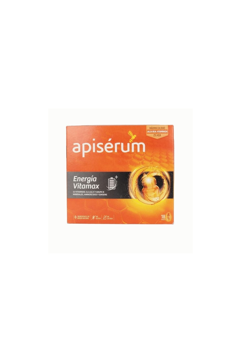 APISÉRUM - Apisérum Apiserum Energia Vitamax 18 Vials