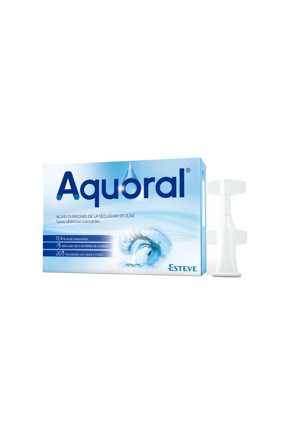 Esteve Aquoral Eye Drops 20 Single Dose X 0,5ml