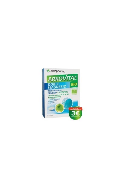 Arkopharma Arkovital Double Magnesium Bio 30 Tablets