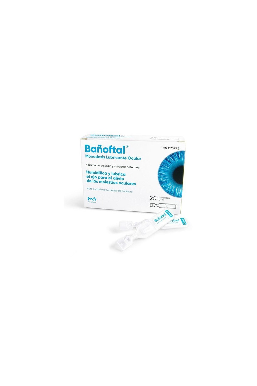 BAÑOFTAL - M4pharma Bañoftal Lubricante Ocular 20 Monodosis