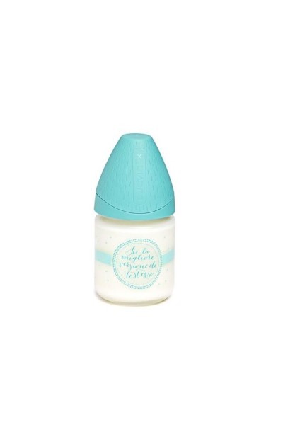 Suavinex Baby Bottle Glass Silicone Teat 3 Positions 120ml