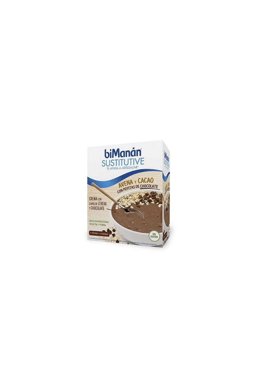 BIMANÁN - Bimanán Sustitutive Oatmeal and Cocoa Cream with Chocolate Chips 275g