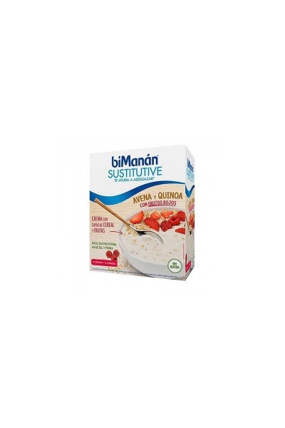 BIMANÁN - Bimanán Sustitutive Crema Avena y Quinoa Con Frutos Rojos 275g