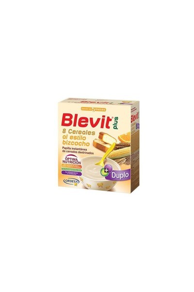 Ordesa Blevit Papilla Plus 8 Cereal Duplo With Cake and Orange