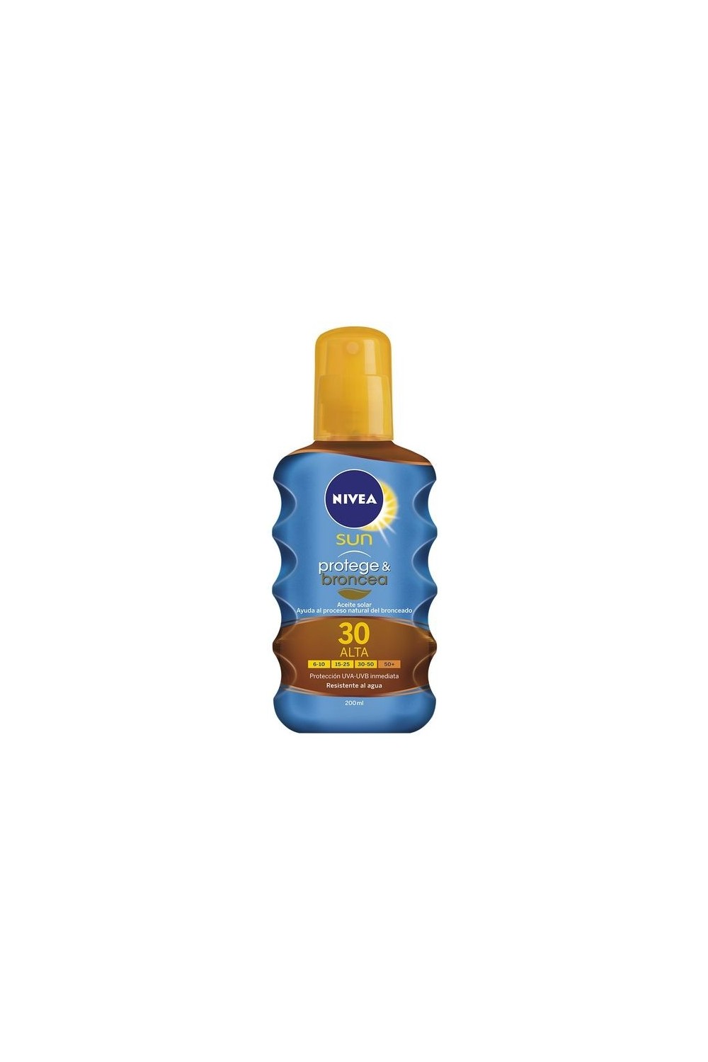 Nivea Sun Protect And Bronze Tan Activating Protecting Oil Spf30 200ml