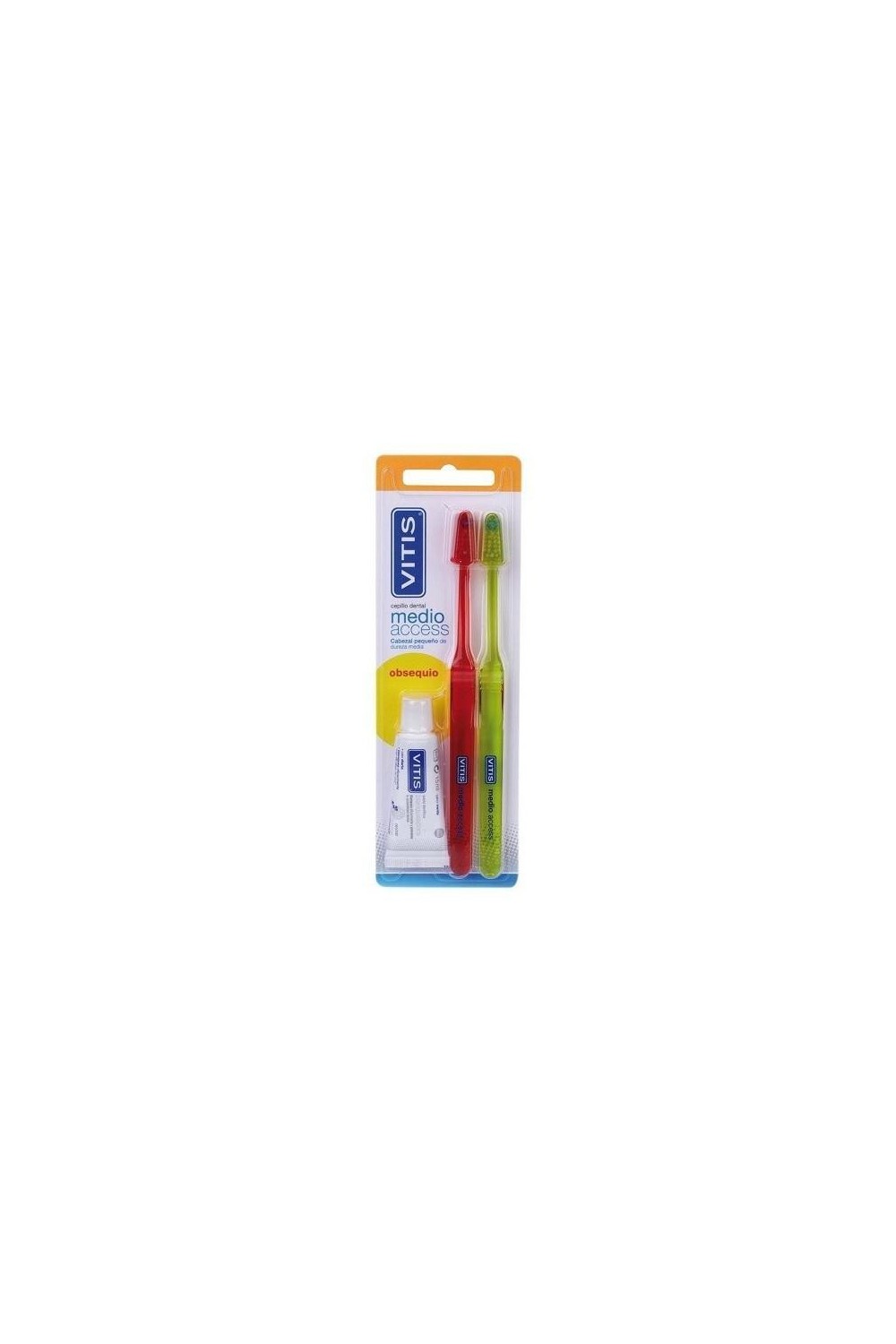 Cepillo Dental Vitis Access Medio 2 Uds