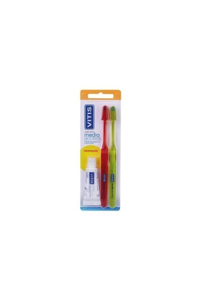 Cepillo Dental Vitis Access Medio 2 Uds