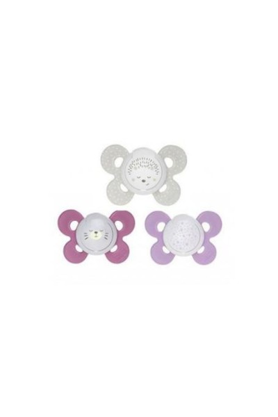 Silicone Pacifier Chicco Physio Comfort Girl 16-36 M 2u