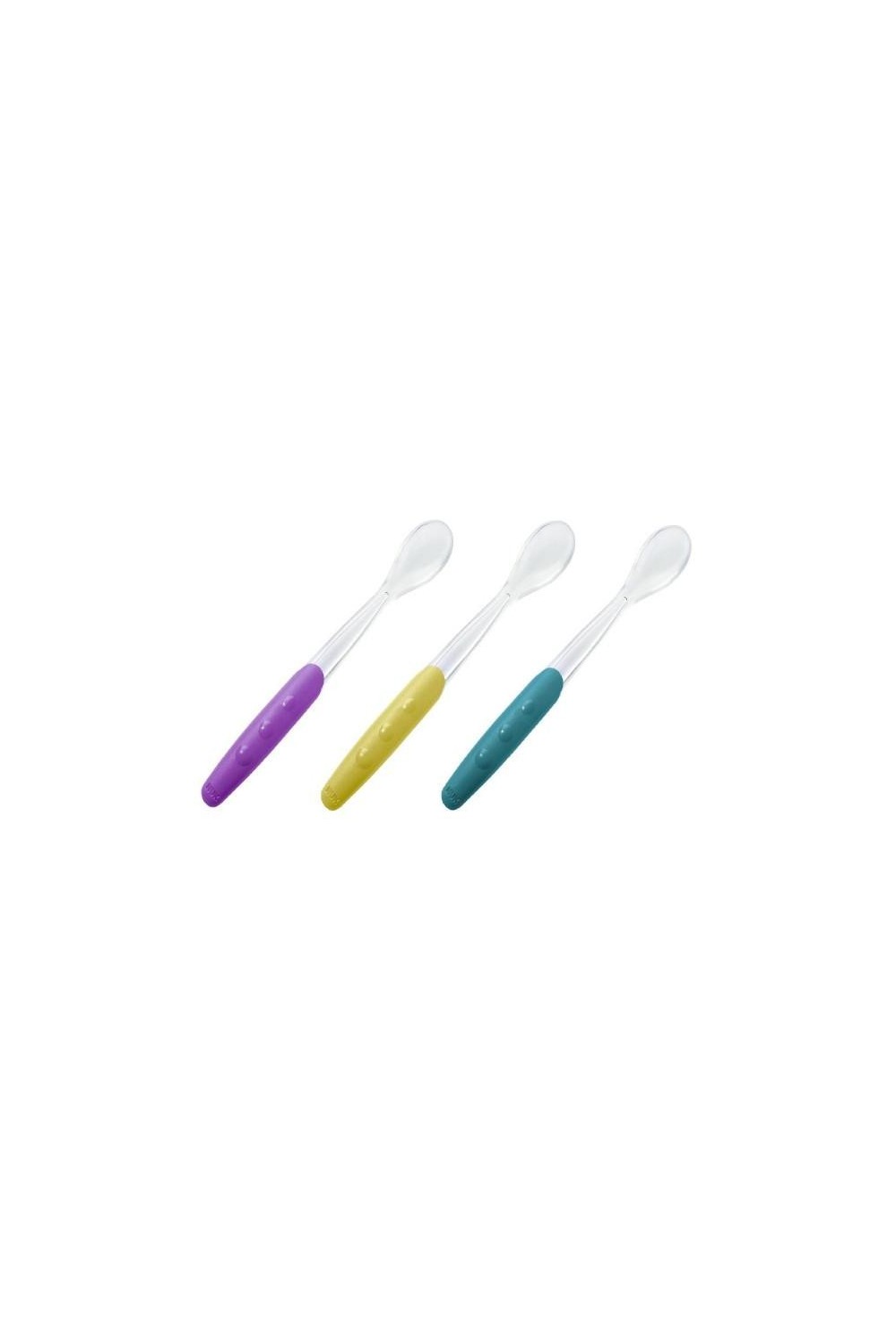 Nuk Silicone Spoons Learning Easy 2 Units