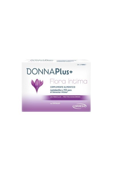 Donna Plus Donnaplus Food Supplement Flora Intima Plus 14 Capsules