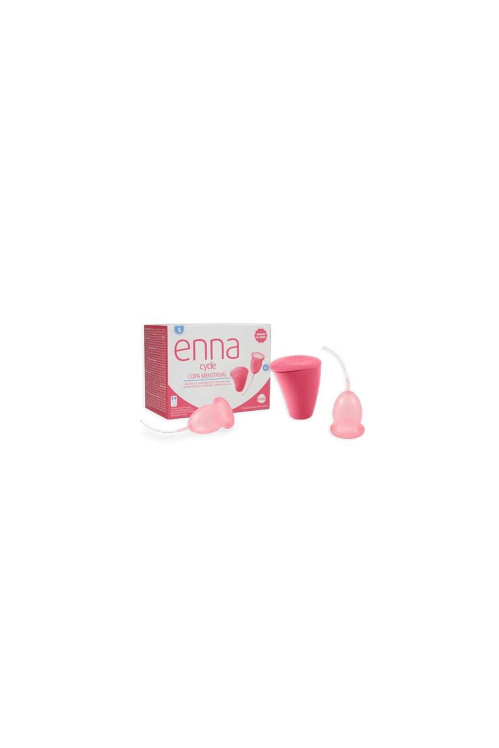 Enna Cycle Menstrual Cup Size S 2 Cups Sterilizer
