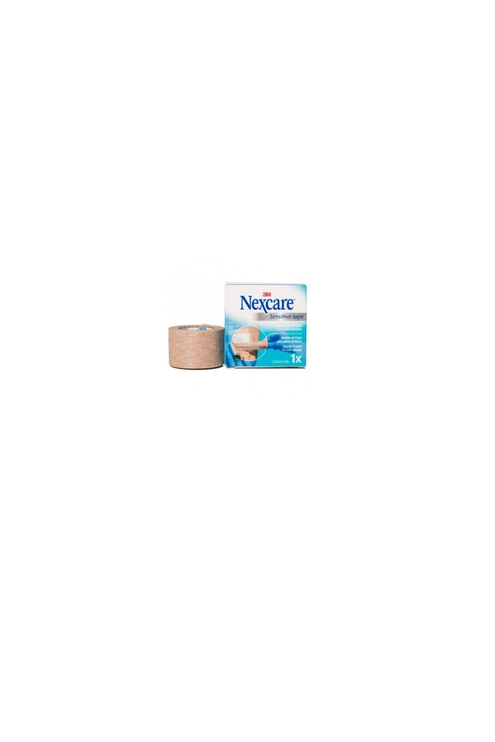 3m Nexcare Tape Paper Skin 5mx 2.5cm