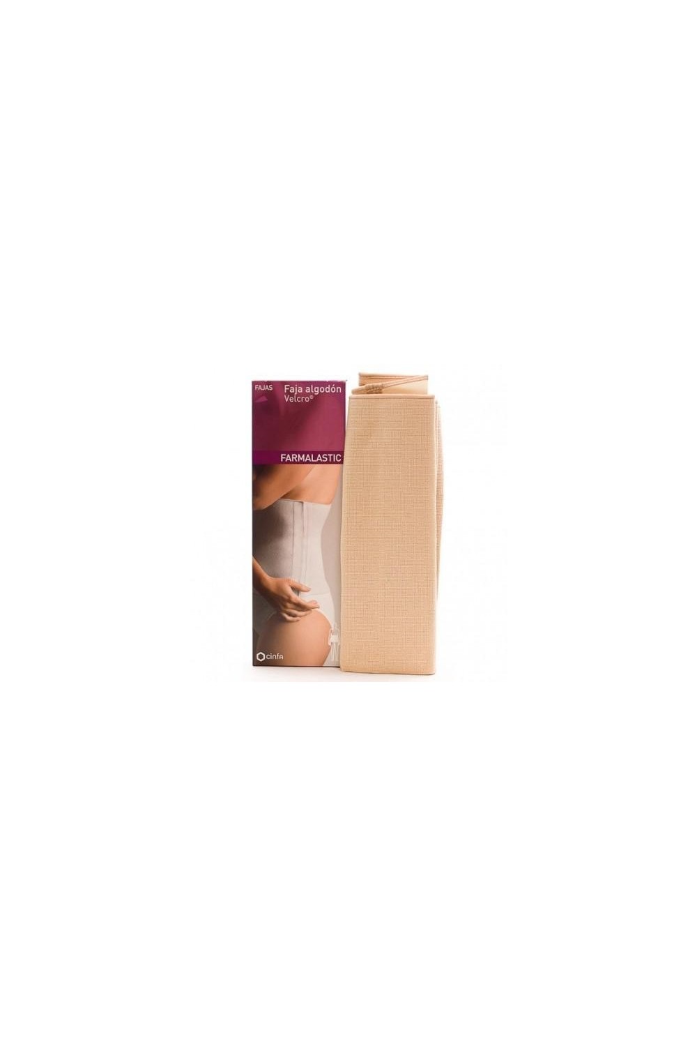 Farmalastic Lumbar Girdle Beige Velcro T-3 1 Pc