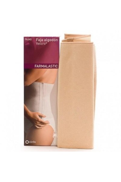 Farmalastic Lumbar Girdle Beige Velcro T-3 1 Pc