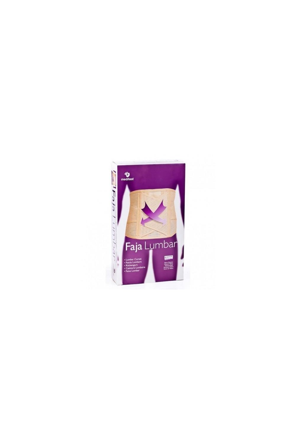 Faja Medilast Lumbar Talla 4 Velcro 95-105 Cm