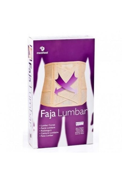 Faja Medilast Lumbar Talla 4 Velcro 95-105 Cm