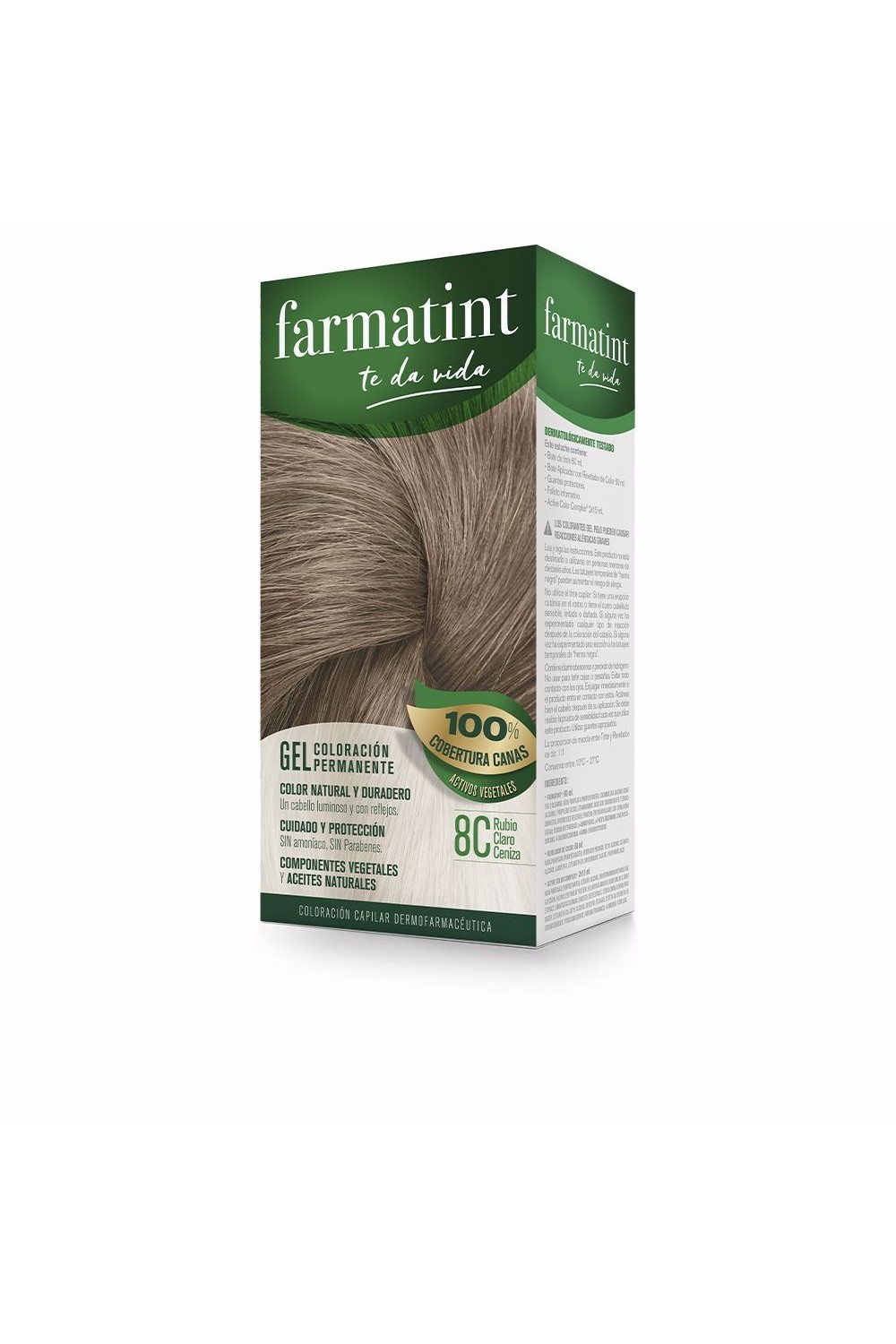 Farmatint Classic 8c Light Blonde Ash 135ml