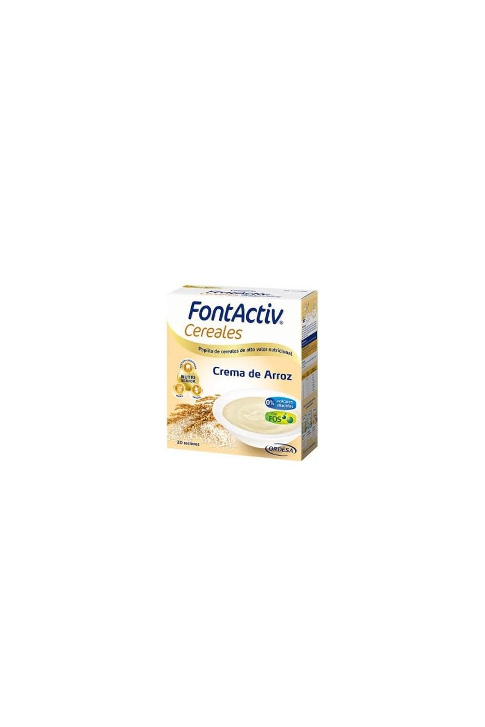Ordesa Fontactiv Cereal Rice Cream 600g