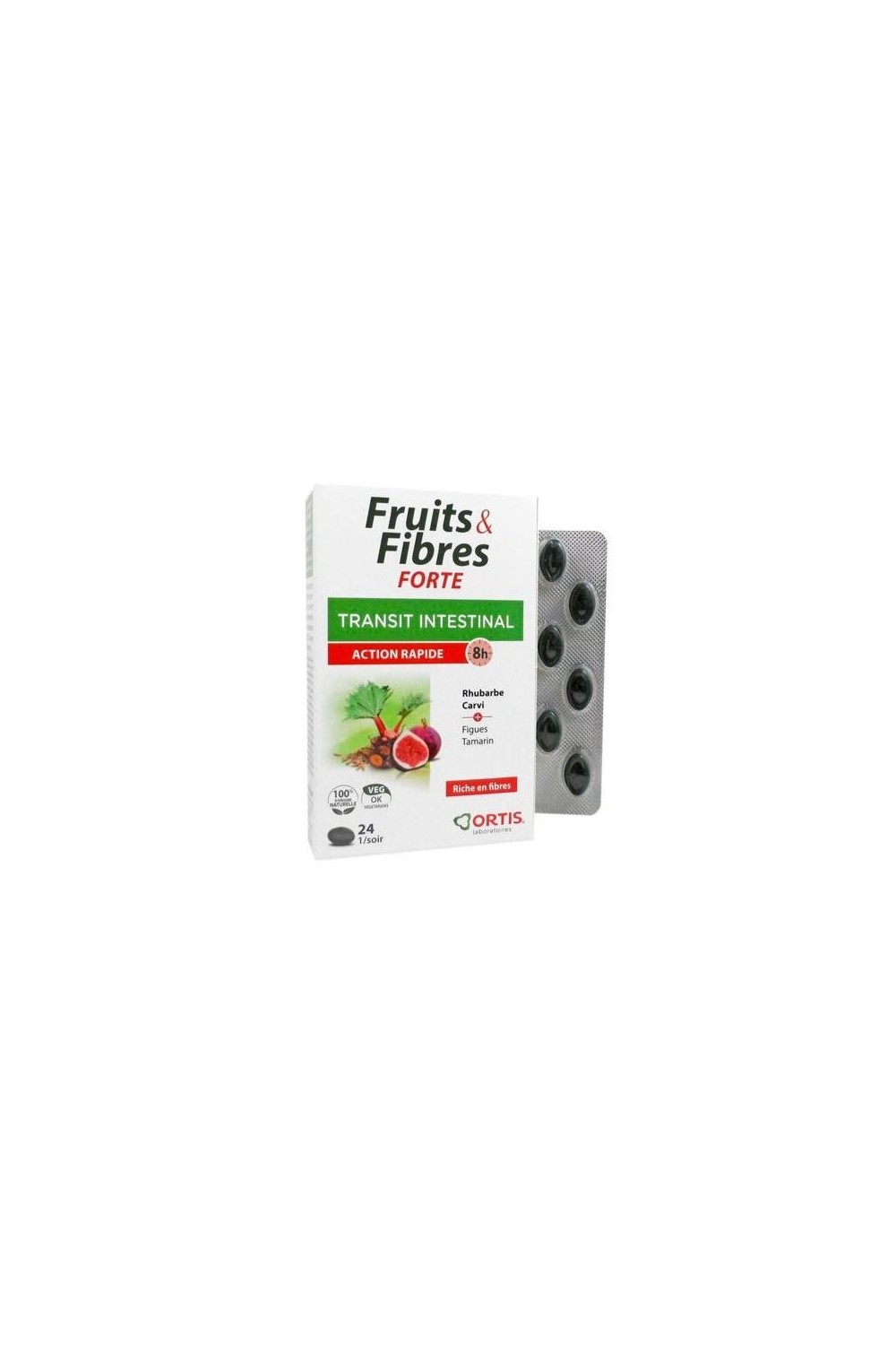 Ortis Fruits And Fibers Forte 24 Tablets