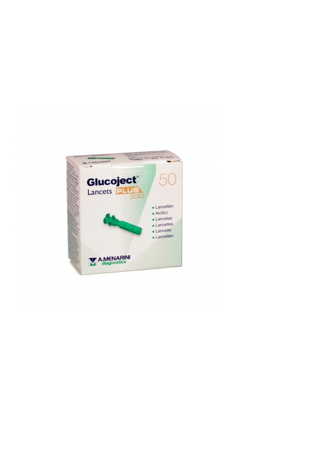 Menarini Glucoject 50 Lancets Plus 33g