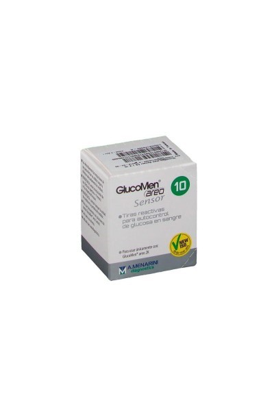 Menarini Glucomen Areo Sensor Glucosa 10 Tiras