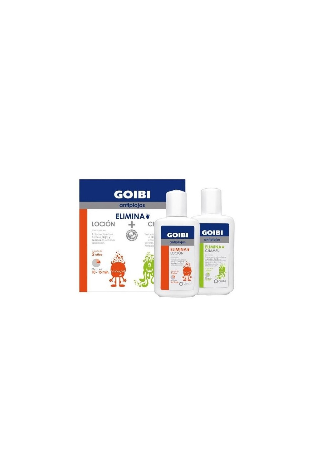 Goibi Anti-Head Lice Shampoo and Lotion 1 Kit