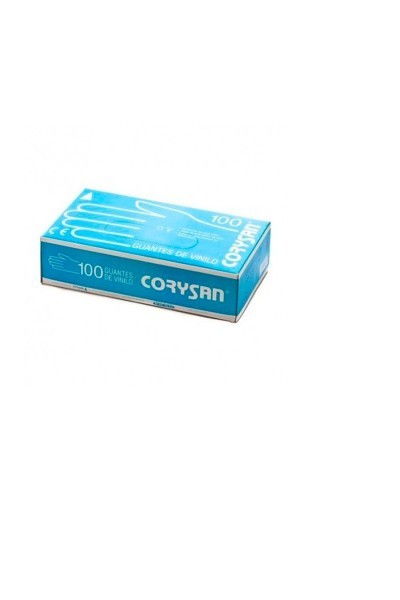 Corysan Vinyl Gloves Large Size 100U