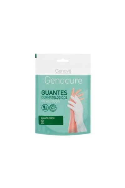 GENOVÉ - Genové Guantes Genocure Corto Dermatologicos Algodon M 2 Genove