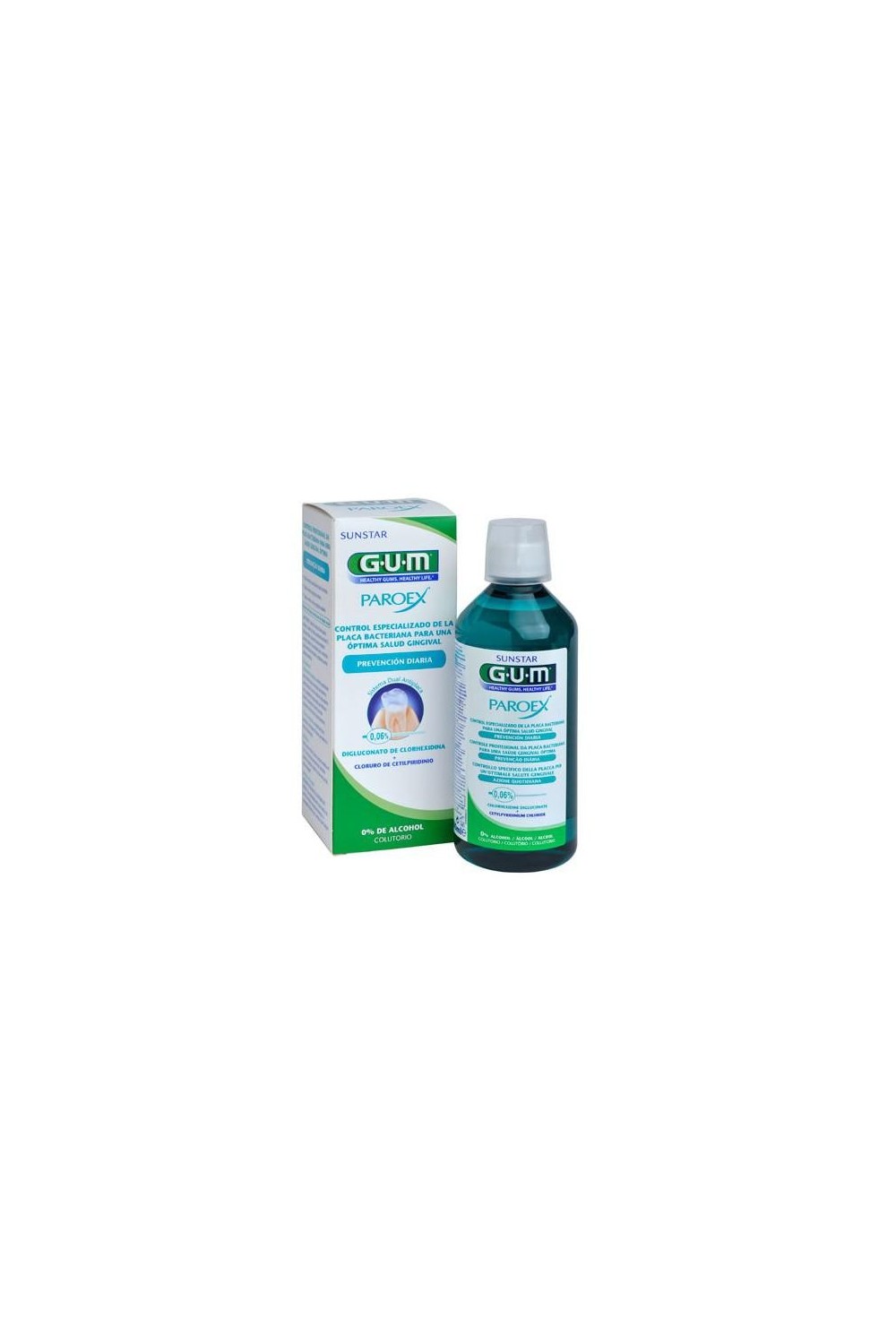 Gum Paroex Prevención Mouthwash 500ml