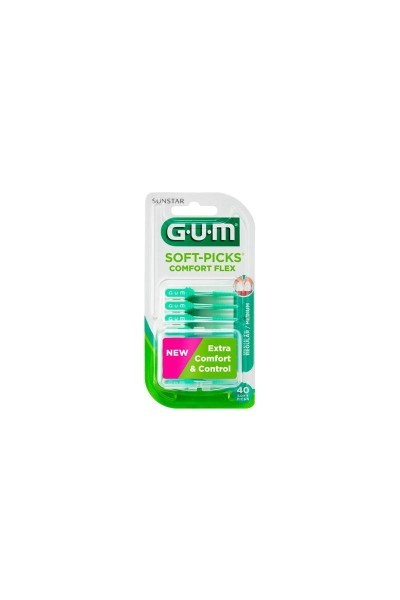 Gum Soft Picks Comfort Flex Flex Sticks Box Of 40