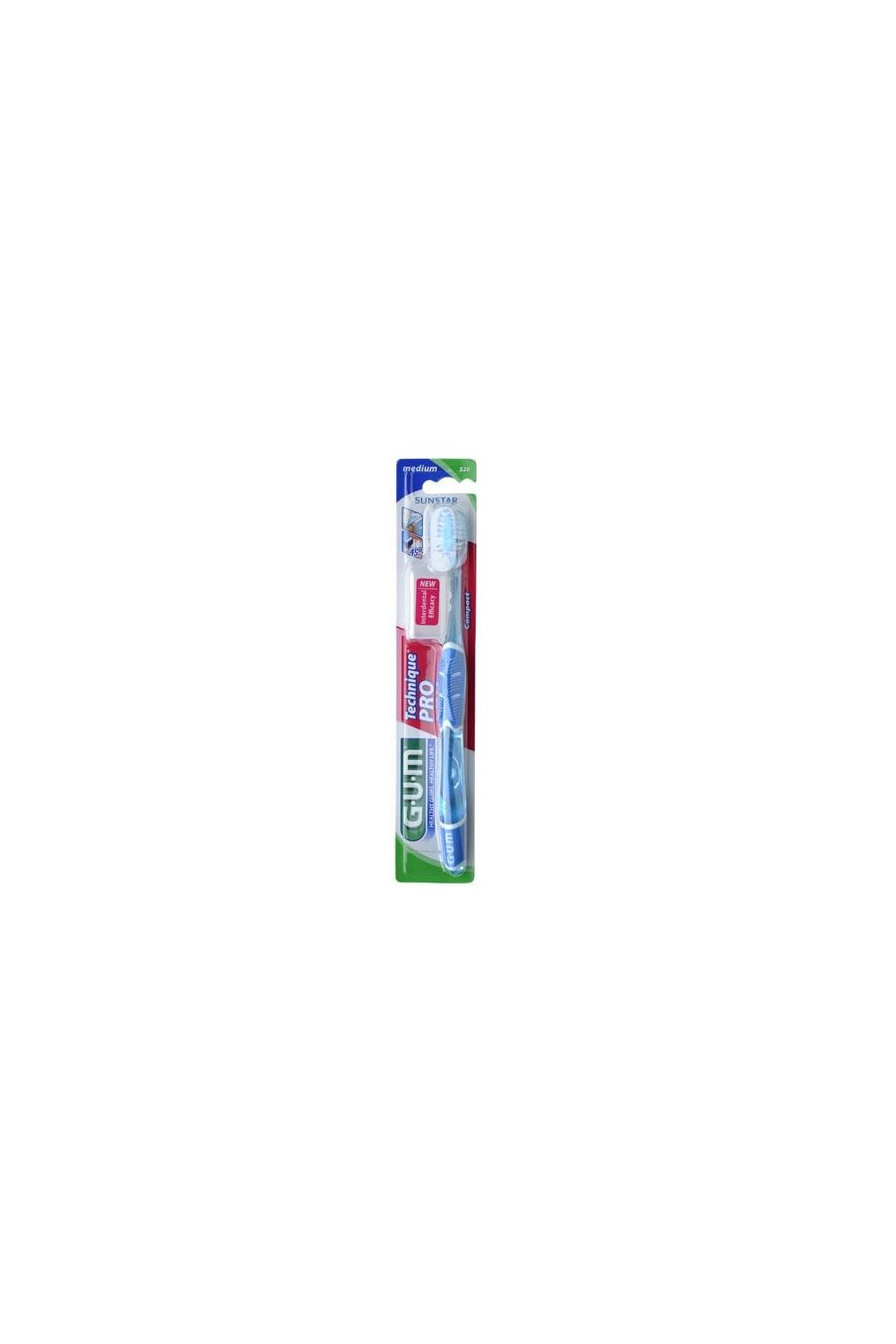 Sunstar Gum Medium Technique Pro Dental Brush Compact