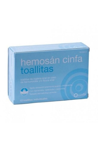 Cinfa We Have Individual Hemorrhoid Wipes 12 Units